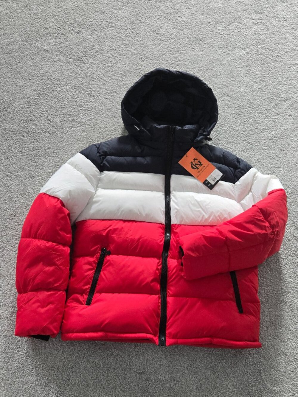 Gk Puffer Jacket Coat Mens Sz. L